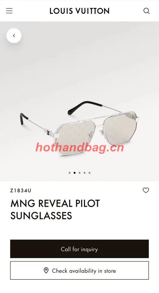 Louis Vuitton Sunglasses Top Quality LVS02729